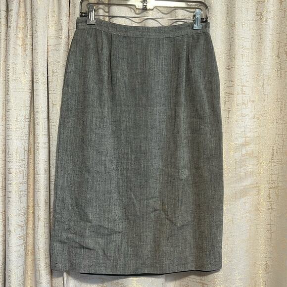 Vintage Gianni Sport Linen Blend Great Skirt Made in USA Women's Size Medium SEE - Picture 1 of 8